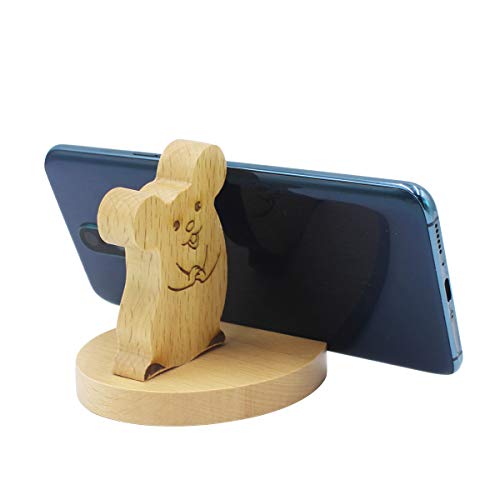 Cute Mouse Cell Phone Holder Stand Animal Smartphone Desk Holder for Mobile Phones Animal Phone Stand Desk Ornament - color: mouse