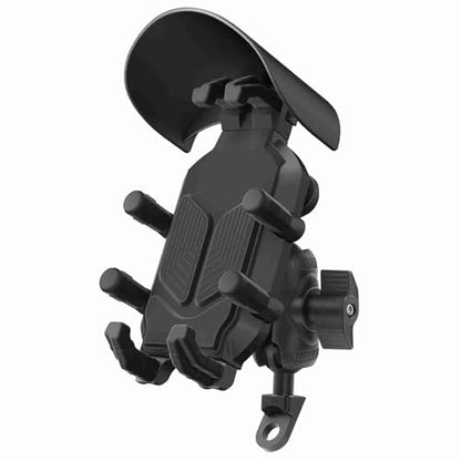 Motorcycle Phone Holder Securely Mounted Vibration Dampener for 360 Degree Rotation, for 4.7-7.2 Inch Phones, Nylon Aluminium Alloy Vehicles (Rearview Mirror Mount) - size: Rearview Mirror Mount