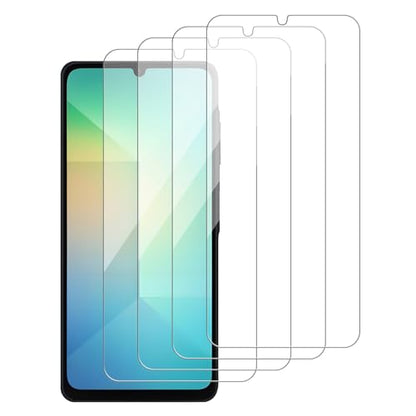 4 Pack Glass Screen Protector Compatible for Samsung Galaxy A06 / SM-A065F A065F/DS, A065M SA065M[9H Hardness]-HD Screen Tempered Glass, Scratch Resistant,[Case Friendly] [Bubble Free] - size: Galaxy A06