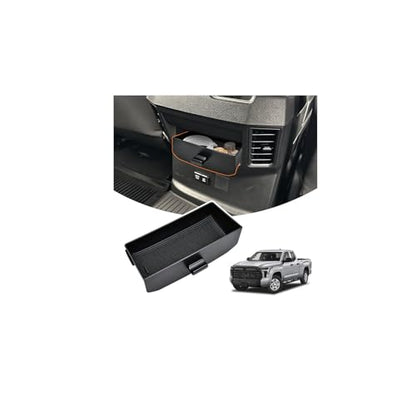 Rear Center Console Organizer for 2022-2026 Toyota Tundra Accessories - size: 2022-2026 Toyota Tundra