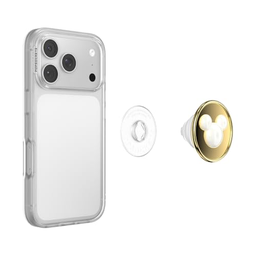 PopSockets Adhesive Phone Grip, Holder- Pearl Mickey - color: Enamel Pearl Mickey, style: Adhesive