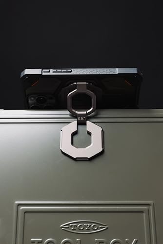 URBAN ARMOR GEAR UAG Magnetic Ring Stand Monarch Mag2 w/Built-in Bottle Opener - Ultra-Strong Double Magnet MagSafe Compatible Metal Phone Ring Grip 360 Rotation Kickstand, Burnt Orange