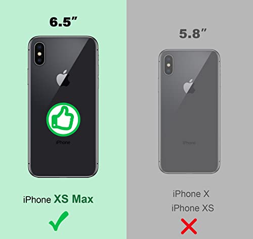 Shields Up for iPhone Xs Max Case with Card Holder, Wallet Case, Clear - color: Clear, size: iPhone Xs Max