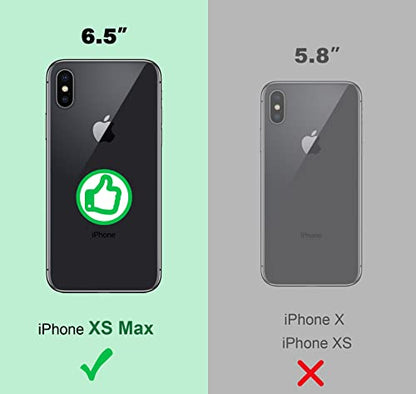 Shields Up for iPhone Xs Max Case with Card Holder, Wallet Case, Clear - color: Clear, size: iPhone Xs Max
