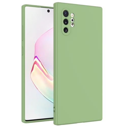 for Samsung Galaxy Note 10 Plus Case Green, Scratch Resistant with Soft Touch, Slim Thin Phone Cover for Samsung Galaxy Note 10 Plus - color: Green, size: Note 10 Plus