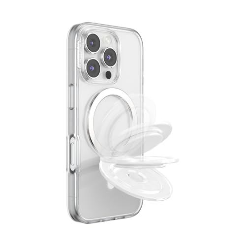 PopSockets Kick-Out Grip for MagSafe, Kickstand- Glossy White - color: Glossy White, style: MagSafe Kick-Out