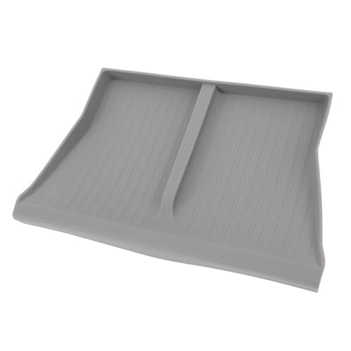 Center Console Wireless Charging Mat, Easy to Clean Anti Slip Silicone Pad, with Stable Charging for Car Interior Accessories (Grey W240004613) - color: Grey W240004613