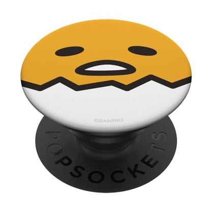 Gudetama Lazy Egg Open Face PopSockets Stand for Smartphones and Tablets PopSockets Adhesive PopGrip