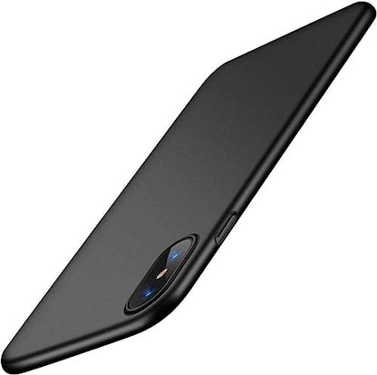 LRK Ultra Thin Black Case Compatible with iPhone Xs/iPhone X/iPhone 10, 5.8 inch : Slim, Soft and Flexible (NOT Hard) [Matte Finish] Protective Black Phone Cover for iPhone X/Xs - Matte Black - size: iPhone Xs/iPhone X
