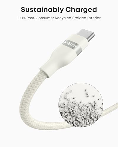 Anker Nano USB A to USB C Cable, CarPlay USB to USB C Cable (6 ft, White) - color: White, size: 6ft