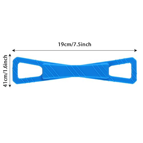 2 Pack Universal Tablet Hand Silicone Strap, Security Hand-Strap for 7-12" Kindle eReaders///Kobo/iPad Pro/Air/Lenovo/Galaxy Tab, Lightweight Black High-Elasticity Finger Grip Holder, Blue - color: Blue
