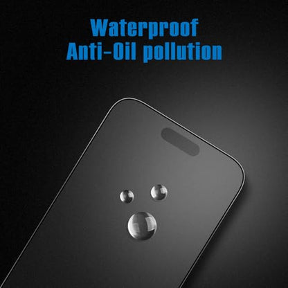 Mothca 2 Pack Matte Glass Full Coverage Screen Protector for iPhone 17 Pro 6.3-inch, Anti-Glare Anti-Fingerprint Black Edge Tempered Glass with Easy Installation Tool, Smooth as Silk - size: iPhone 17 Pro-6.3 Inch