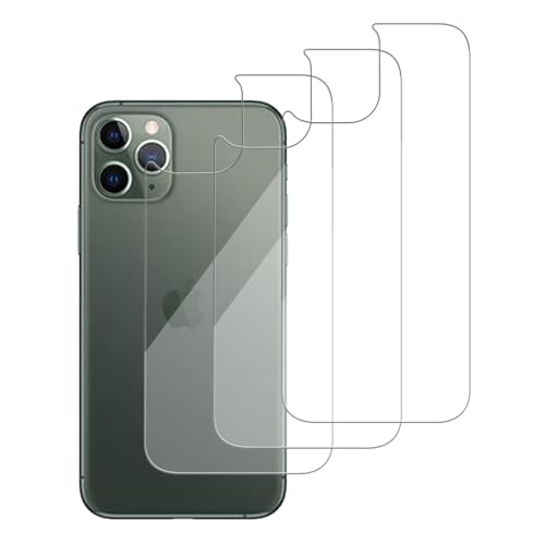 3 Pack Glass Back Screen Protector for iPhone 11 Pro [5.8 Inch] - size: iPhone 11 Pro
