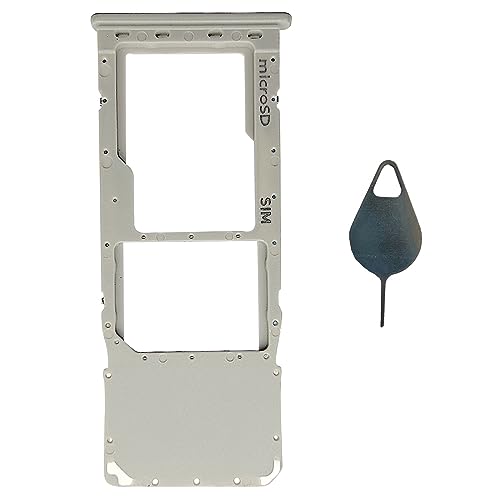 ubrokeifixit Galaxy A20 A30 A50 Micro SD Card Tray,Single Sim Card Tray Slot Holder Replacement for Samsung Galaxy A20 A205U1,A30 A305F,A50 A505U (A205U-White) - color: A205U-White