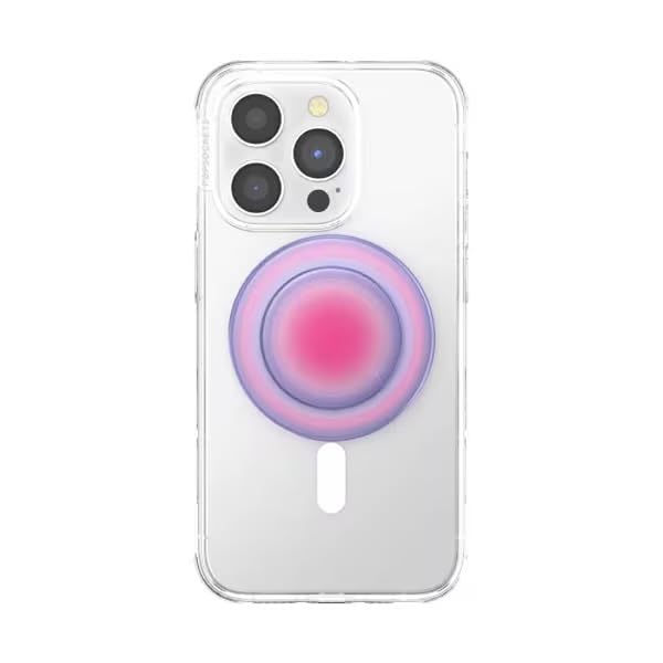 PopSockets Phone Grip for MagSafe, Magnetic Holder- Aura - color: Aura, style: MagSafe