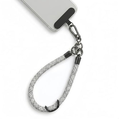 Phone Lanyard Wrist Strap Soft Rope Phone Strap Wrist Lanyard Heavy Duty - color: Camo White