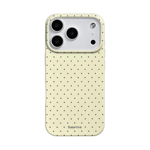 inewateri Compatible for iPhone 17 Pro Case with Cute Fashion Polka Dot Aesthetics Design Simple Cases for Soft TPU Slim Protection Cover-Yellow - color: Yellow, size: iPhone 17 Pro