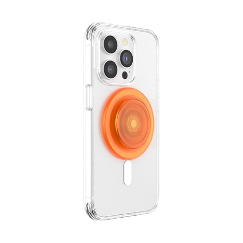 PopSockets Phone Grip for MagSafe, Magnetic Holder- Orange Zest - color: Orange Zest, style: MagSafe