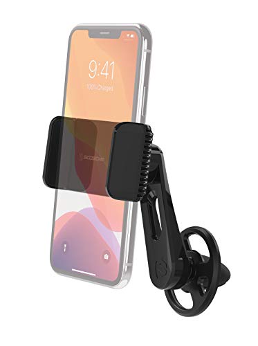 Scosche VP2M-SP Universal Freeflow Vent/Dashboard Phone Holder for Car, 2-in-1 Portable, Adjustable Non-Magnetic Mobile Device Stand with 360° Rotation, Vent Clips and Quick Grip Universal Mount Head - size: 1 Pack, style: FreeFlow Dash / Vent