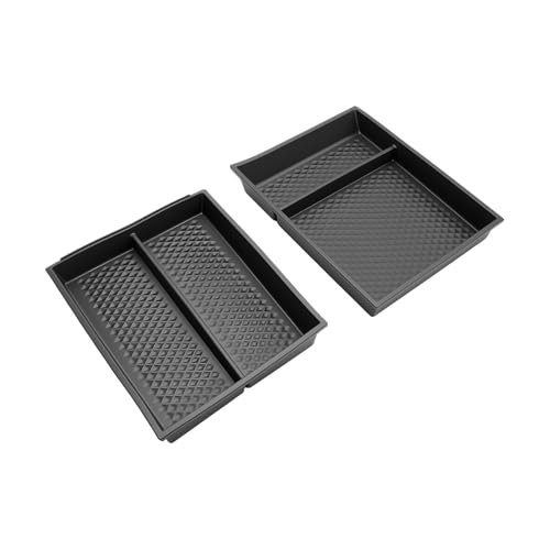 SKTU 2-Pack for 2025 2026 2027 Nissan Murano Center Console Organizer - color: 2025 -2027 Murano Lower Console Tray