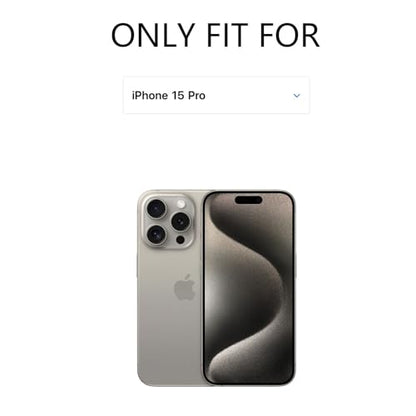 1PC Clear Soft TPU Silicone Case for iPhone 15 Pro | Clear Flexible Back Cover Made of Soft TPU/Silicone Rubber with Precise Rear Camera Cutouts - color: For iPhone 15 Pro