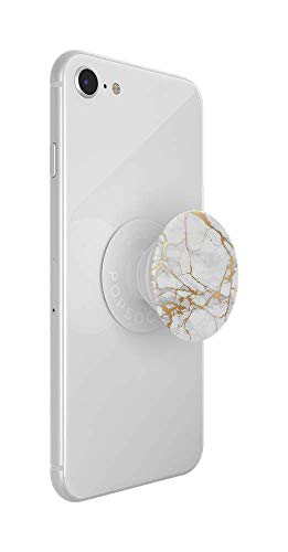 PopSockets Adhesive Phone Grip, Holder- Gold Lutz Marble - color: Gold Marble, size: small