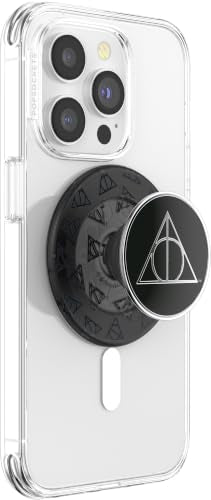 PopSockets Phone Grip for MagSafe, Magnetic Holder- Deathly Hallows - color: Deathly Hallows, style: MagSafe