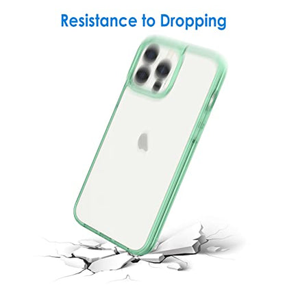 JETech Case for iPhone 13 Pro, Anti-Yellowing, Midnight Green | Shockproof Protection, Scratch Resistant Hard PC Back, Durable Transparent TPU Bumper - color: Midnight Green