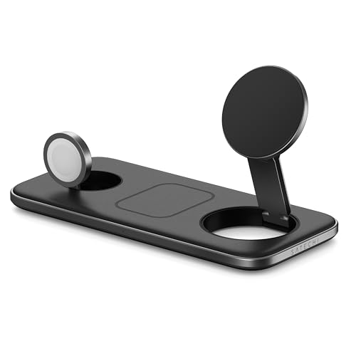 Satechi Qi2 Trio Wireless Charging Pad, 15W Fast Charging, 5W for AirPods