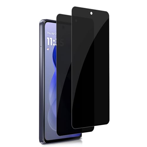 [2 Pack Motorola Moto G Power (2025) 5G Privacy Screen Protector, Privacy Tempered Glass Film, Anti-Spy Protection for Motorola Moto G Power (2025) 5G Screen Protector - size: Motorola Moto G Power (2025)