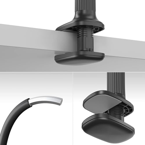 Niumowa Gooseneck Tablet Holder, 98cm Adjustable Arm for Bed - color: Black