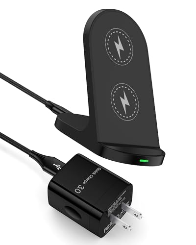 15W Wireless Charger Stand for Samsung Galaxy S26 S25 S24 Ultra S23 Plus