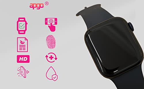 2X apgo HD HQ Flex Ultra-Clear Screen Protector for Kieslect KR, Hydrogel Film, Flexible, Soft TPU with Positioning Layer Easy Installation