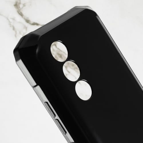 Protective Case for Doogee Blade 10 Power - Black | 6.56" Slim Shockproof Bumper Back Cover Anti-Scratch Flexible TPU Shell, Grip-Friendly - color: Black