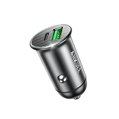 Ankuee USB-C Car Charger, PD 60W and QC3.0 30W
