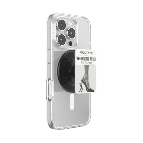 PopSockets Phone Grip for MagSafe, Magnetic Holder- Who Runs the World - color: Who Runs the World, style: MagSafe