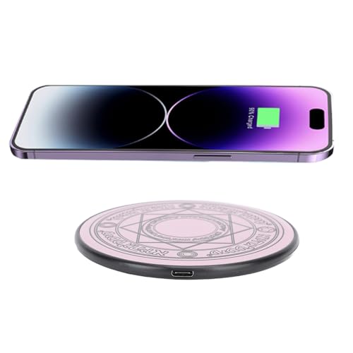 Charger Pad, 20W Fast Charging Ultra Slim Glowing Magic Charging Pad for iOS Phone, Pad, Headphone, Ideal Gifts for Girls