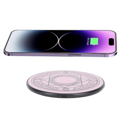 Charger Pad, 20W Fast Charging Ultra Slim Glowing Magic Charging Pad for iOS Phone, Pad, Headphone, Ideal Gifts for Girls