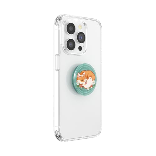 PopSockets Adhesive Phone Grip, Holder, Phone Stand, Plant-Based - Sleepy Fox - color: Sleepy Fox, style: Adhesive