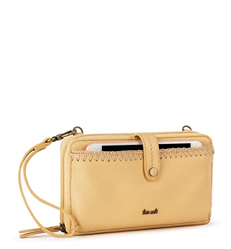 The Sak Iris Smartphone Crossbody Purse - Small Women's Cellphone Bag & Wallet For Everyday- Convertible Wristlet With Zipper | Fits Most Smartphones, Card Slots & Zip Pocket, Detachable Wristlet & Crossbody Straps, Hands-Free for Travel & Errands - color