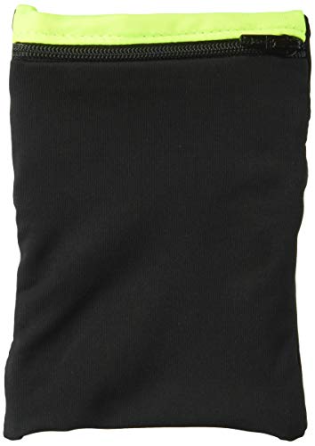 Sprigs Wrist Wallet Running Wristband Pocket for Keys Cards Cash ID Phone - color: Black Reflective
