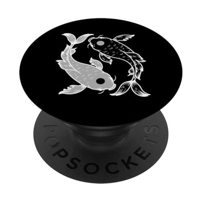 Pisces Yin and Yang Symbol PopSockets Adhesive PopGrip - style: Adhesive PopGrip