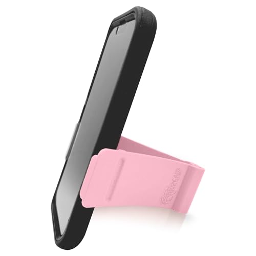 Gator Grip Phone Stand - Cell Phone Holder Stand for Desk Nightstand Kitchen - Compatible with iPhone, Android and Most Smartphones up to 6.8" on Width of Phone (Bubble Gum Pink) - color: Bubble Gum Pink