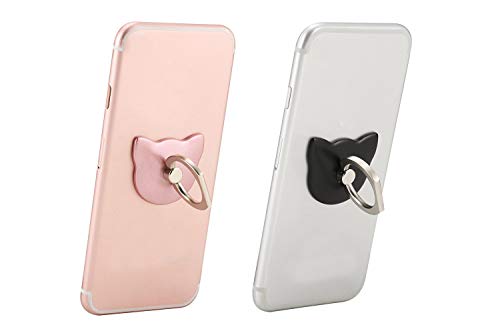 Cat Cell Phone Holder,360 Rotation Phone Ring Kickstand,Universal Cell Phone Ring Grip for Almost All Phones,Pad