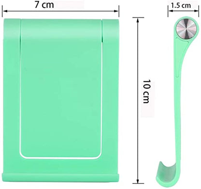 Desk Cell Phone Stand Holder Multi-Angle Adjustable Phone Desk Stand Tablet Holder for iPhone 17 16 15 14 13 12 11 Pro Max XS XR Samsung Galaxy S22 S21 S20 S10 S9 Edge Android Smartphone - color: Green