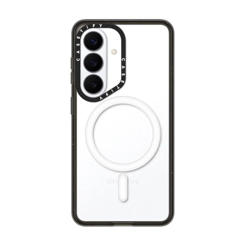 CASETiFY for Galaxy S26 Case - Impact Magnetic Clear Black | Wireless charging and MagSafe compatible | 8.2 ft. 4x Military Grade Drop Protection | Black - color: Clear Black, size: Galaxy S26 (6.3")