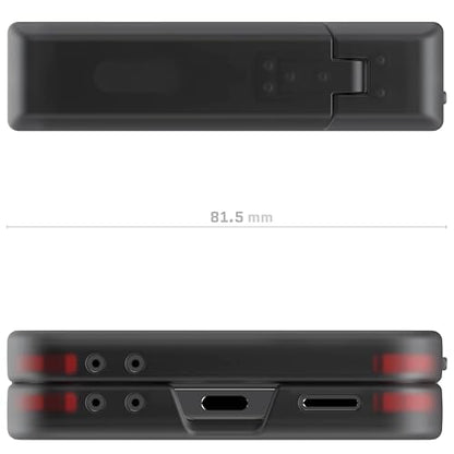 Ghostek Covert Clear Galaxy Flip 7 Case with Built-in Kickstand, MagSafe and Full Hinge Protection Designed for 2025 Samsung Galaxy Z Flip7 (6.9") (Smoke) - color: Smoke, size: Galaxy Z Flip 7