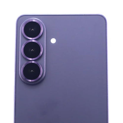 for Samsung Galaxy S26 / S26 Plus Camera Lens Protector Metal Ring Tempered Glass Lens Cover Accessories (Violet) - color: Violet