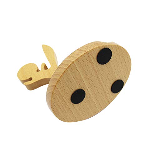 Cartoon Cell Phone Holder Stand Wooden Smartphone Desk Holder for All Mobile Phones Animal Phone Stand Desk Ornament - color: kung fu