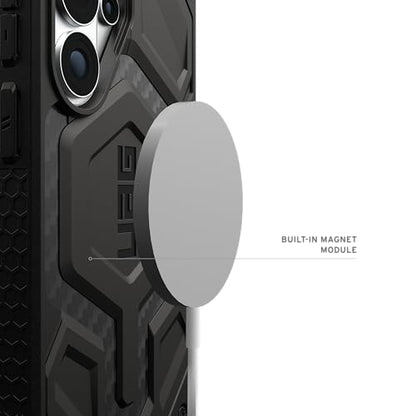 URBAN ARMOR GEAR UAG for Samsung Galaxy S26 Ultra Case 6.9" Monarch Pro - Magnetic Charging Compatible Rugged Military Drop Tested Protective Cover, Carbon Fiber - color: Monarch Pro - Carbon Fiber
